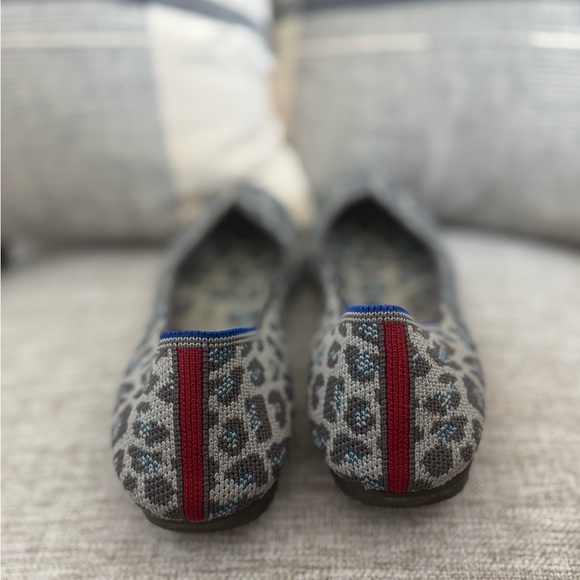 Rothy’s Size 8 Flats – Blue Gray Leopard Print – Rare Retired Style - Picture 6 of 6